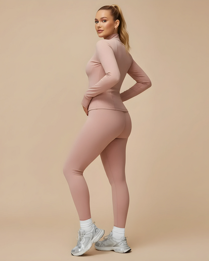 FEMORA FrostGuard™ Set — Zip-Up Windbreaker Jacket with Stand-Up Collar