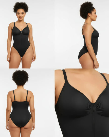 Sexy Highly Stretch Zipper Tight Braces Waist Slimming Body-shaping Corsets Women