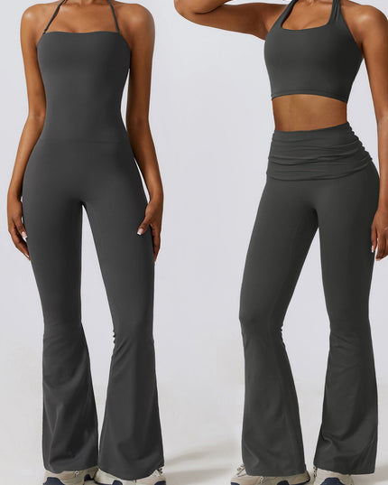 Tuta da yoga a zampa d'elefante SereneFlex