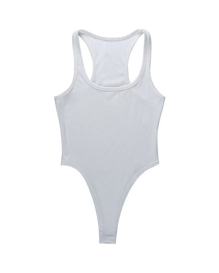 Shaping jumpsuit with straps, casual style