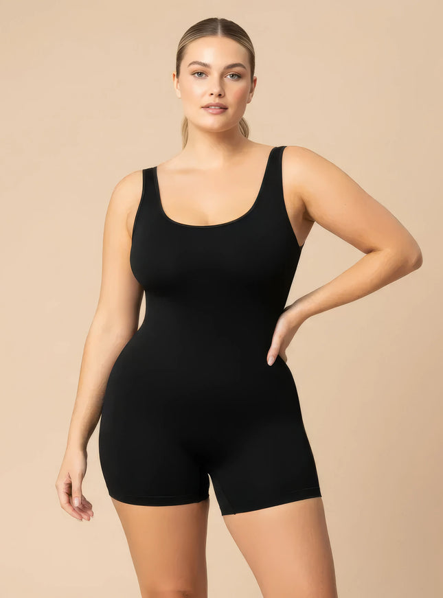 Integrierte figurformende Sportbekleidung in Uni-Farbe für Damen