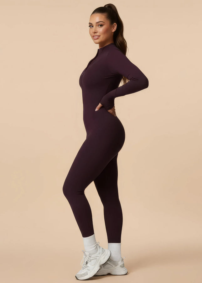 Combinaison de yoga à manches longues pour femmes FEMORA