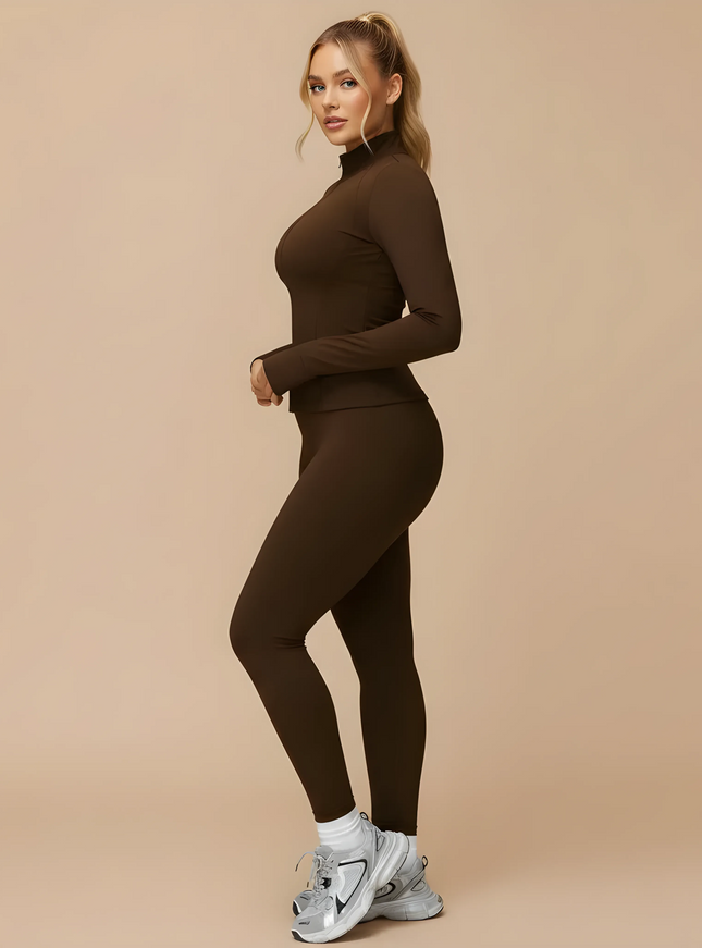 Ensemble FEMORA FrostGuard™ — Reißverschluss-Windjacke mit Stehkragen