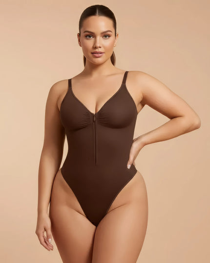 CurveZipper (body with low-cut front zipper)