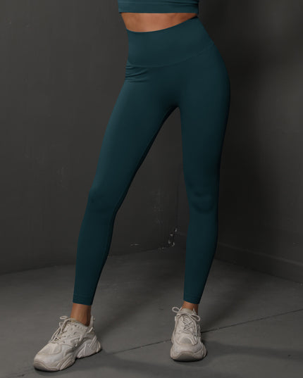 Seamless high-waisted yoga leggings