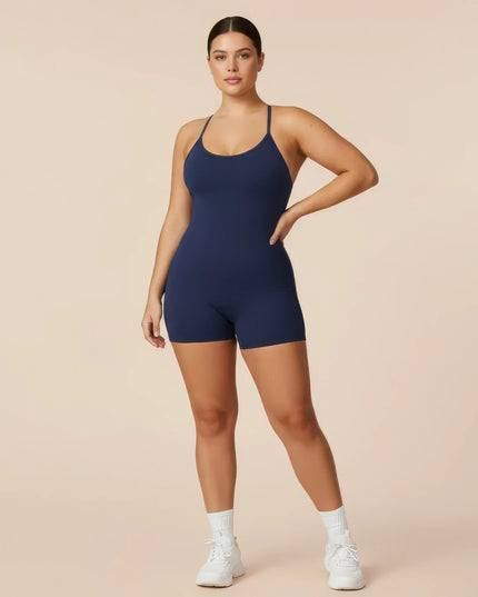 Combinaison de sport moulante à séchage rapide pour femme
