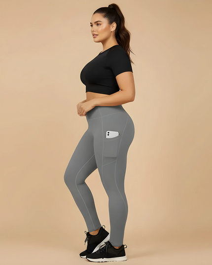 Velvet Hochtaillierte Gepolsterte Kurze Yoga Sculpt Leggings
