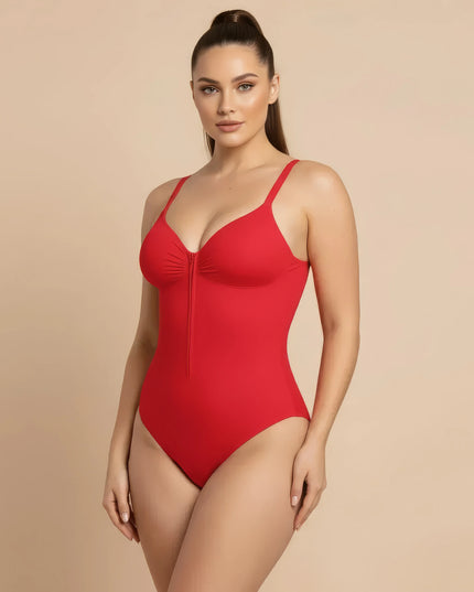 CurveZipper (body with low-cut front zipper)