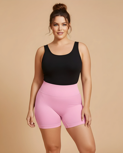 Seamless high-waisted yoga shorts – Quick drying