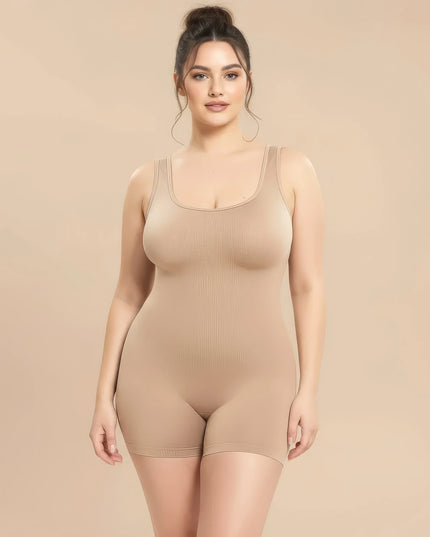 Vêtements de sport gainants intégrés de couleur unie pour femmes