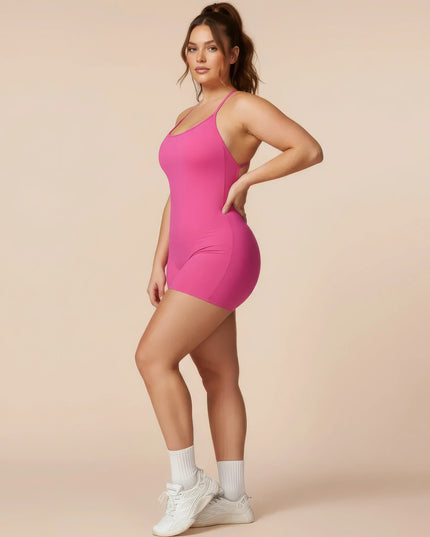 Combinaison de sport moulante à séchage rapide pour femme