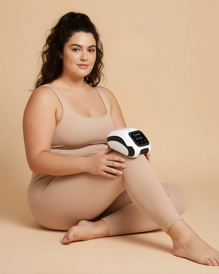 Intelligentes Knie-Massagegerät mit Knet- und Heizfunktion, wiederaufladbar