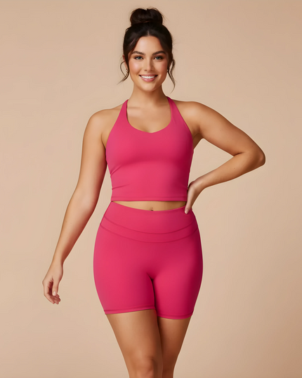 Set FEMORA™ — Set Yoga Vita Alta con Schiena Incrociata