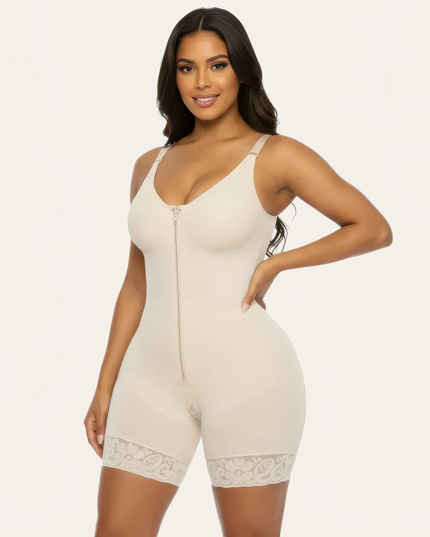 One-piece Corset Women With Chest Stitching Zipper