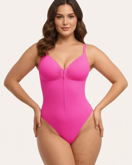 Sexy Highly Stretch Zipper Tight Braces Waist Slimming Body-shaping Corsets Women