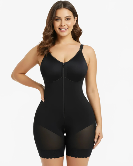 One-piece Corset Women With Chest Stitching Zipper