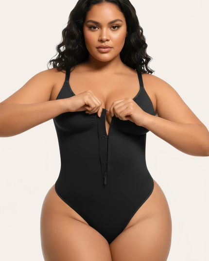 Sexy Highly Stretch Zipper Tight Braces Waist Slimming Body-shaping Corsets Women