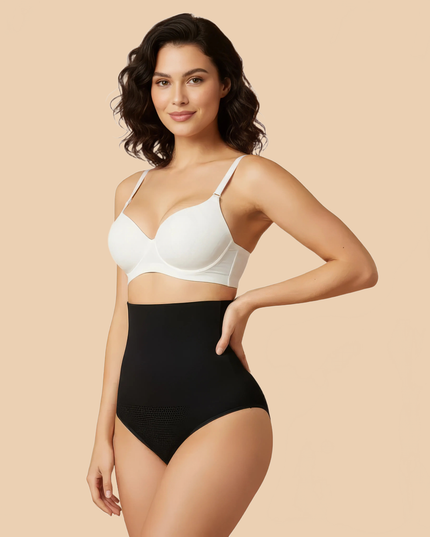 Anti-gravity Hip Lifting Tummy Slimming Breathable Plus Size Ladies' High-waist Panty