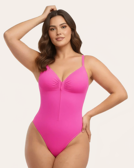 Sexy Highly Stretch Zipper Tight Braces Waist Slimming Body-shaping Corsets Women