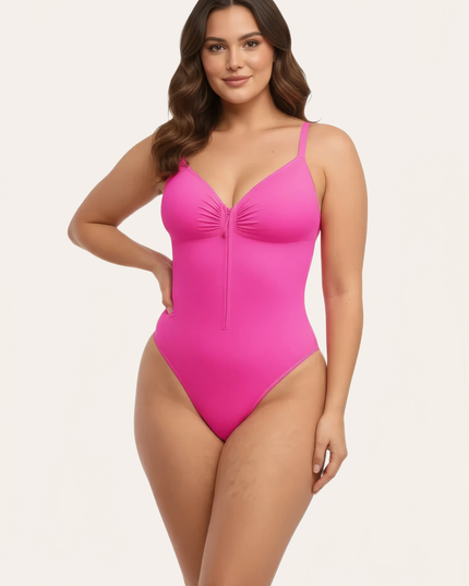 Sexy Highly Stretch Zipper Tight Braces Waist Slimming Body-shaping Corsets Women