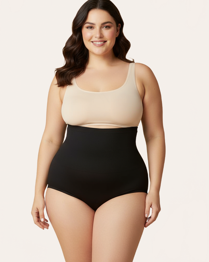 Anti-gravity Hip Lifting Tummy Slimming Breathable Plus Size Ladies' High-waist Panty