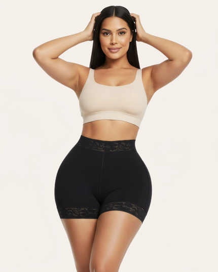 Tight Gridles Shaping High Waist Package Hip Boxer Abdominal Pants